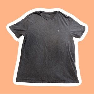 All Saints | Gray Logo Shirt, XL